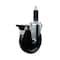 Service Caster 5'' Phenolic Swivel 1-1/8'' Expanding Stem Caster with Brake SCC-EX20S514-PHS-PLB-118 - alternate 1